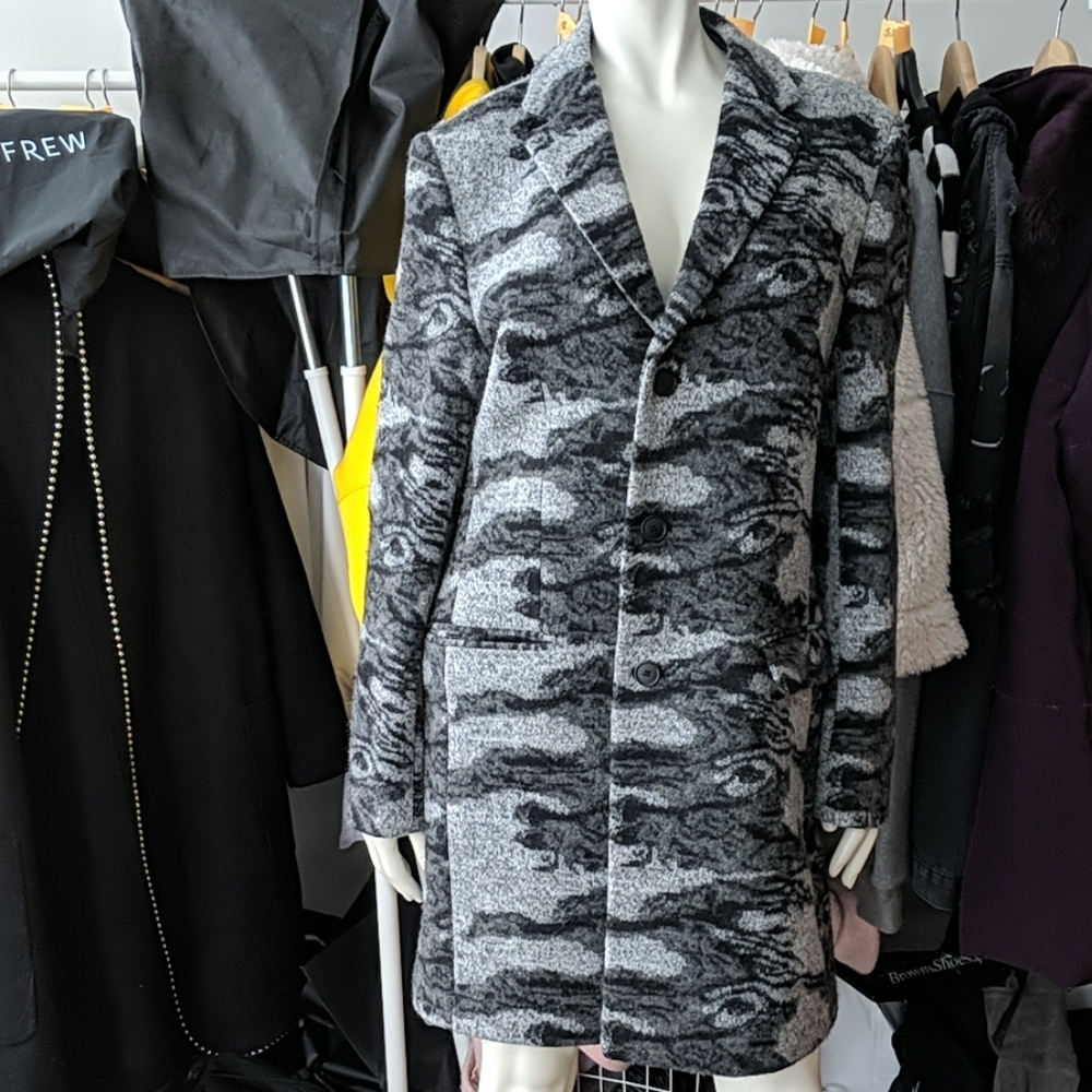 Trendiano Wool Blazer Trench Coat